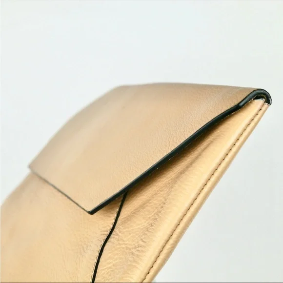 Frank + Oak envelope leather pouch/clutch - Picture 2 of 7